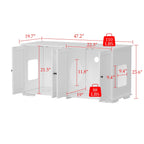 Meubles de dissimulation pour bac à litière pour chat et toilettes privées pour animaux de compagnie