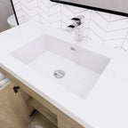 Meuble-lavabo autoportant Eliza de 72 po avec double vasque