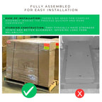 Meuble-lavabo autoportant Eliza de 72 po avec double vasque