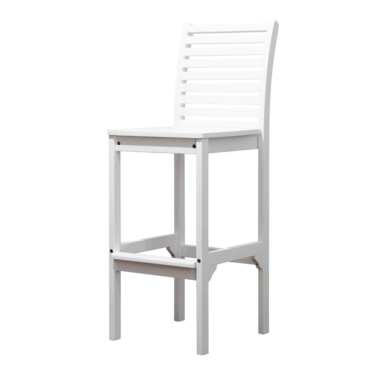 Ensemble de salle à manger avec table de bar et chaises en bois Emilio