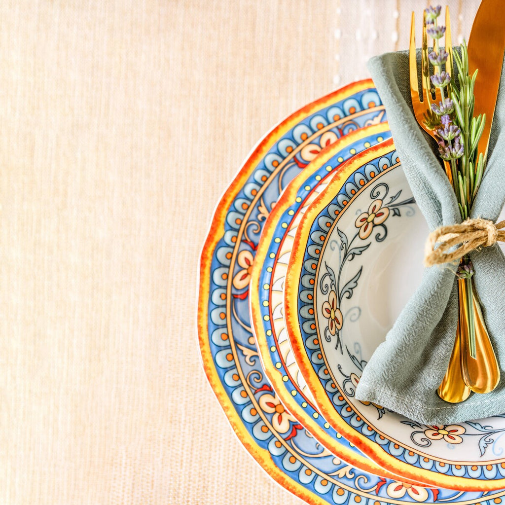 Service de table 16 pièces Euro Ceramica Duomo (service pour 4) - Style italien