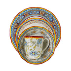 Service de table 16 pièces Euro Ceramica Duomo (service pour 4) - Style italien