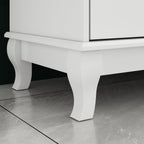 Commode double de 55,1 po de large avec tiroirs de rangement