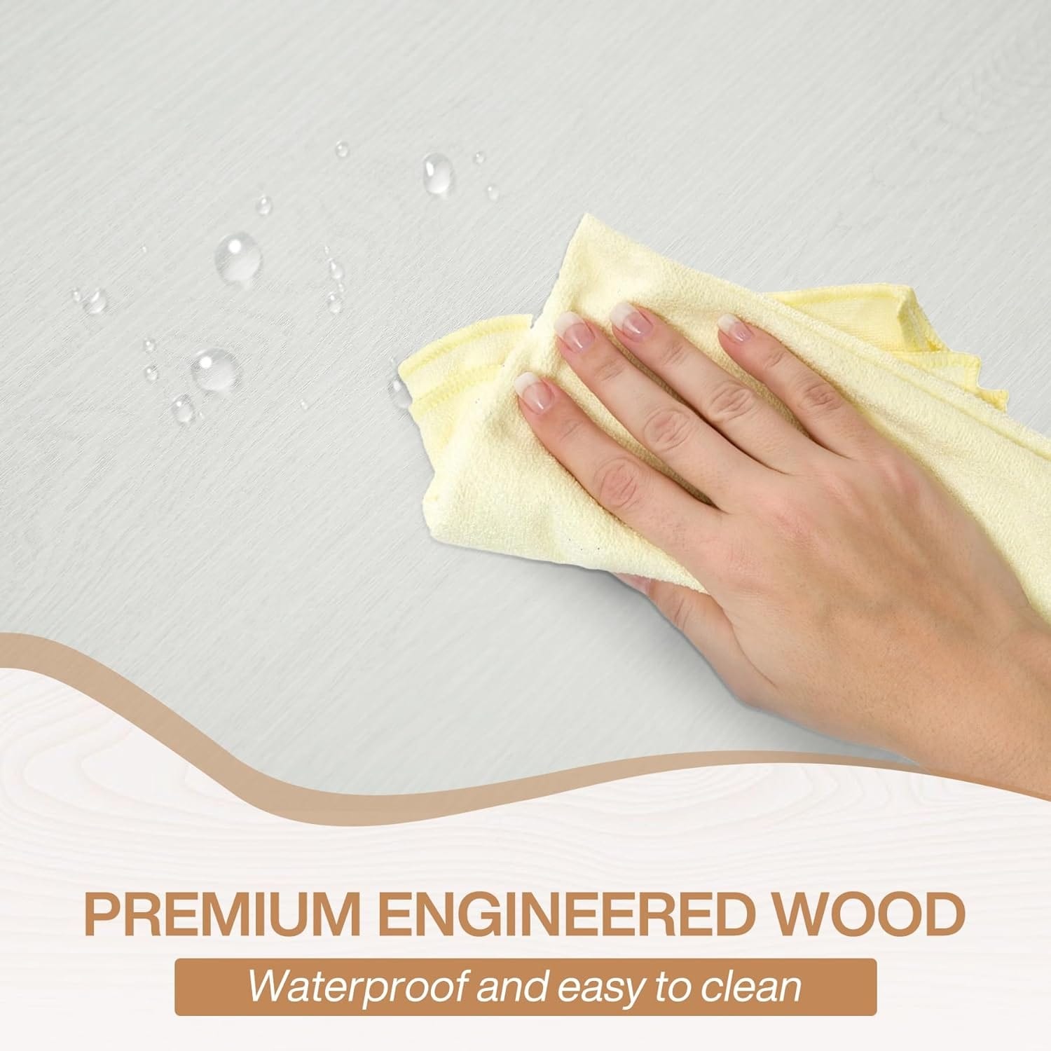 Table à manger de ferme pour 6 personnes, table de cuisine rectangulaire en bois de 70,8 pouces