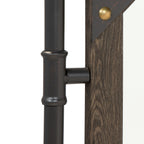 Miroir mural flottant en métal Revo Industrial de 31 pouces par Furniture of America