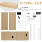 Bureau debout électrique réglable en hauteur Futzca, bureau assis-debout pour ordinateur avec panneau d'épissure