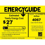 Ventilateur de plafond éclairé à 5 pales en bronze rustique Gliska avec abat-jour en cristal