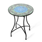 Ensemble de bistrot pliant d'extérieur en métal Glitzhome 3 pièces avec table et chaises