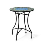 Ensemble de bistrot pliant d'extérieur en métal Glitzhome 3 pièces avec table et chaises