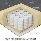 Fauteuil releveur électrique HOMCOM pour personnes âgées, fauteuil inclinable de salon surdimensionné avec télécommande