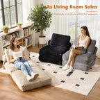 Canapé pliant moderne en velours côtelé HOOOWOOO