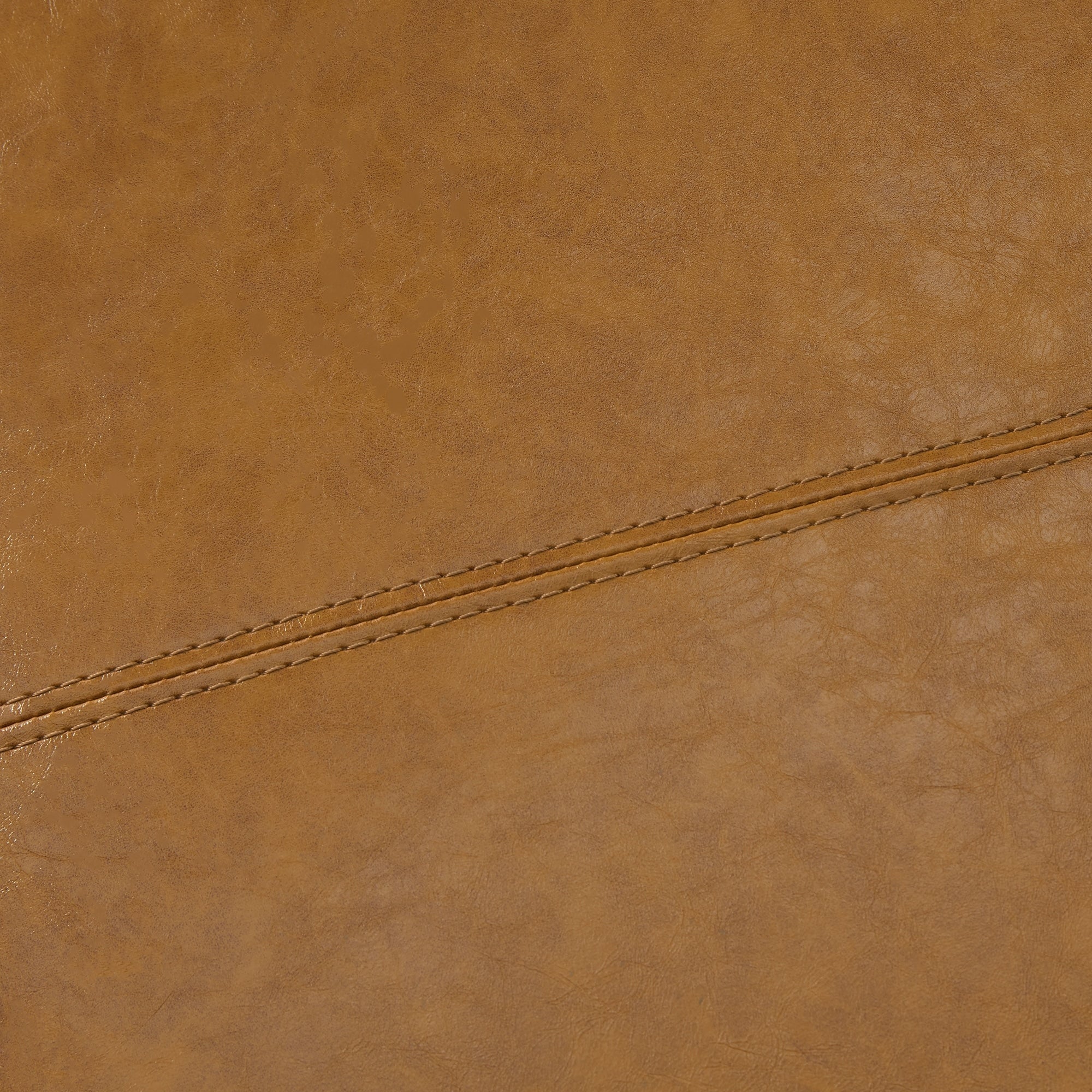 Pouf de rangement rectangulaire rembourré 50,3 x 17,50 x 18 po - Similicuir