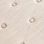 Banc à chaussures d'entrée, banc de rangement en tissu et bois massif, banc rembourré de 43 pouces pour salon et chambres