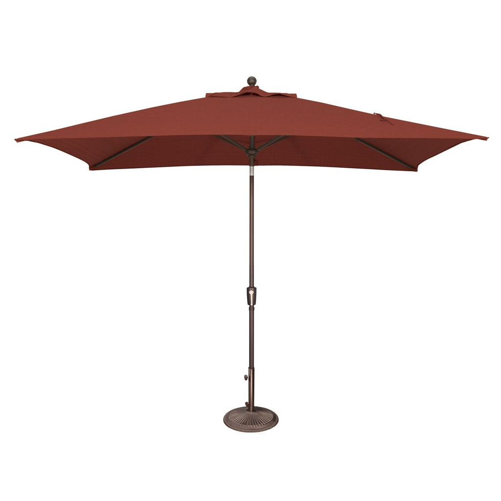Parasol inclinable rectangulaire à bouton-poussoir SimplyShade Catalina de 10 pieds