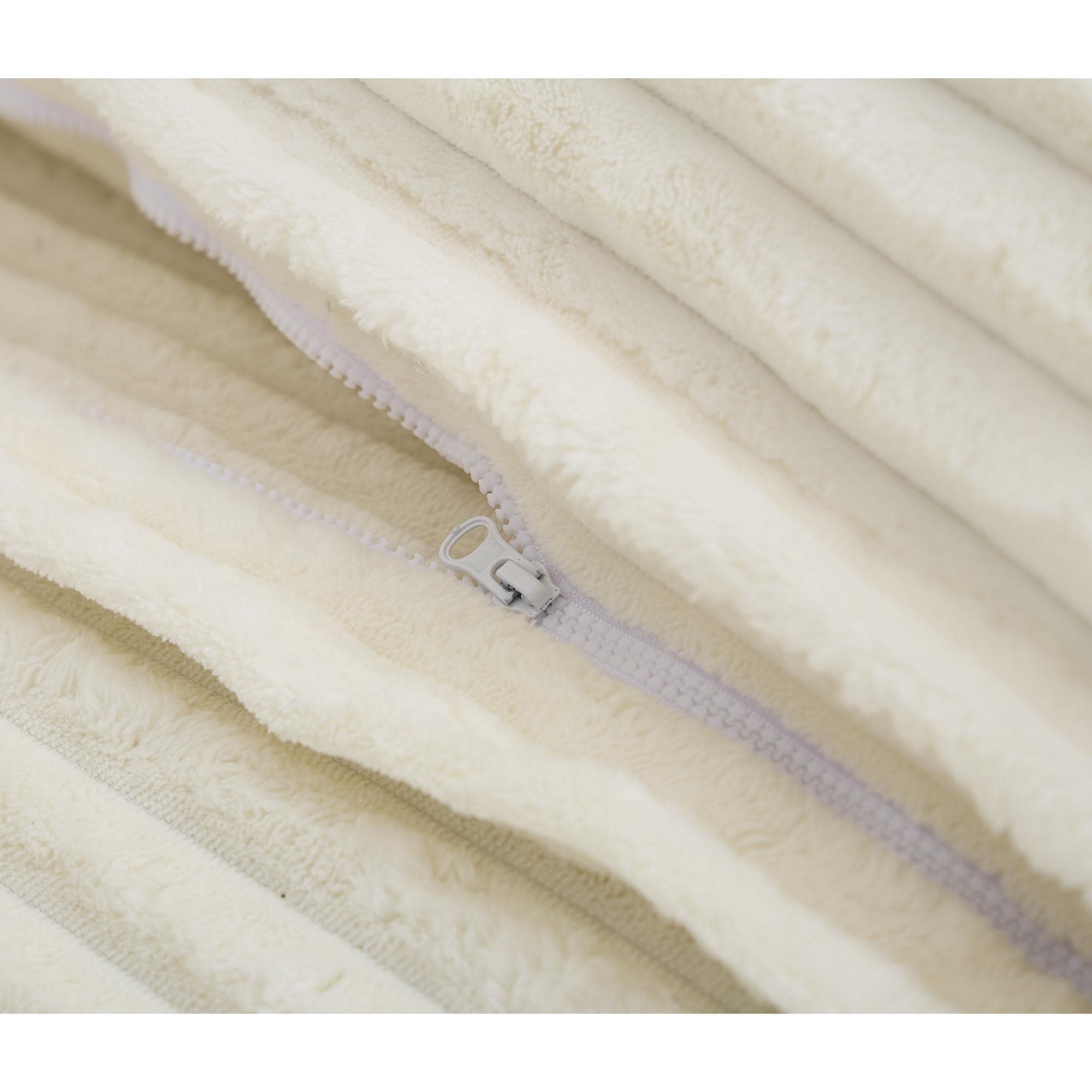 Canapé-lit Harmonia 109 W surdimensionné en velours côtelé, siège profond, double méridienne avec 4 oreillers