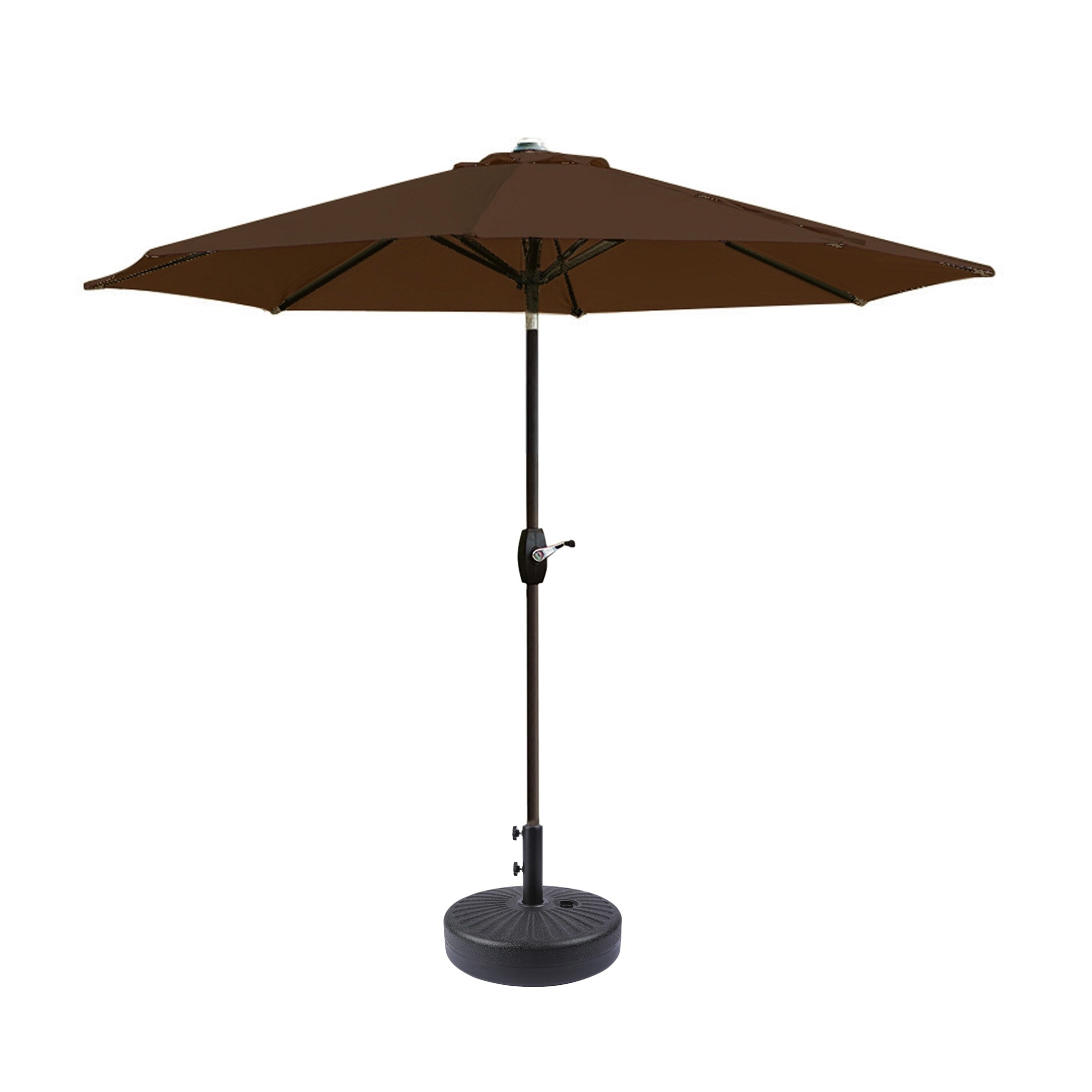 Parasol de patio Holme de 9 pieds et support de base