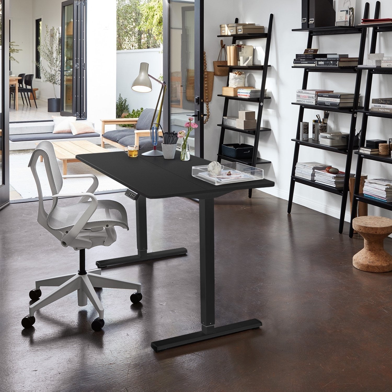 Bureau debout électrique réglable en hauteur Homall