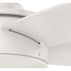 Ventilateur de plafond intérieur/extérieur Hunter 52 Shorebreak WeatherMax avec commande murale - Résistant aux intempéries, au sel et à la corrosion