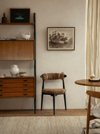 Chaise de salle à manger en forme de cœur