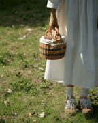 Panier cabas en rotin