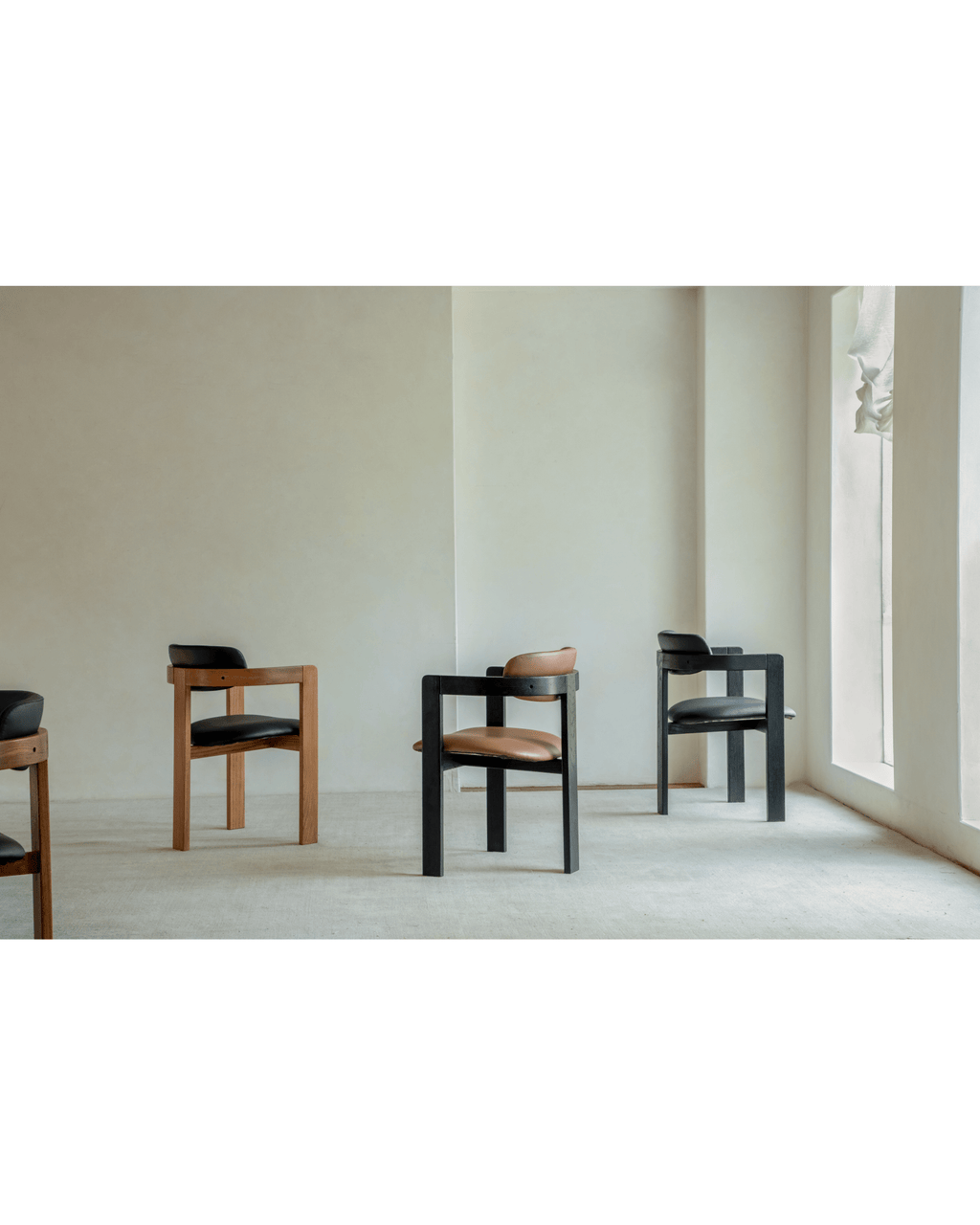 Fauteuil en cuir Pampelune