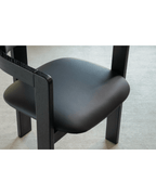 Fauteuil en cuir Pampelune