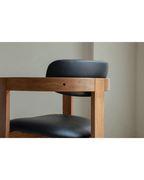 Fauteuil en cuir Pampelune
