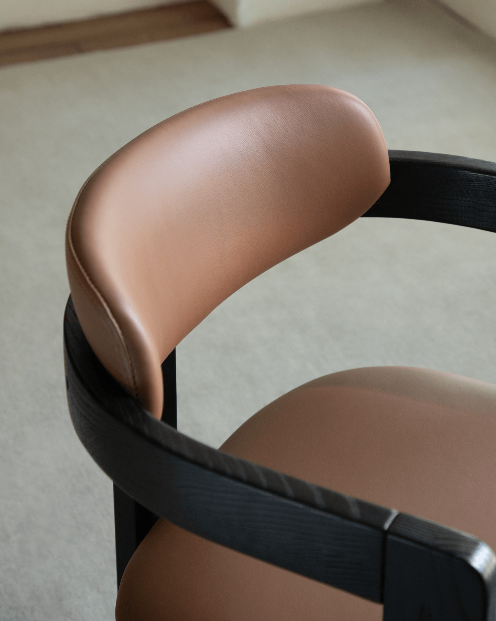 Fauteuil en cuir Pampelune