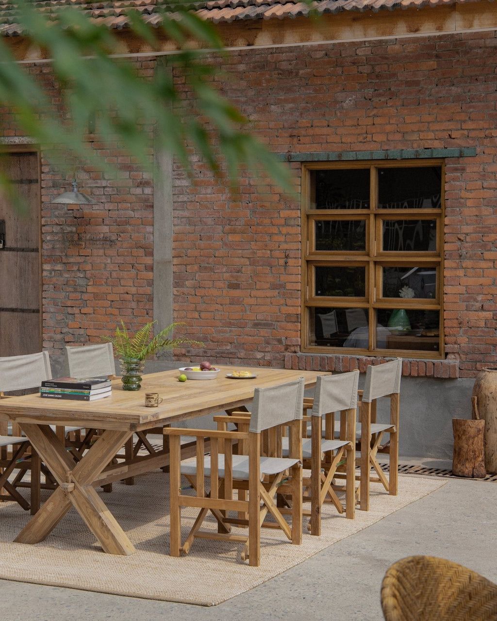 Table de ferme extérieure
