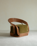 Fauteuil lounge en rotin Undina