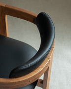 Fauteuil en cuir Pampelune