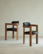 Fauteuil en cuir Pampelune