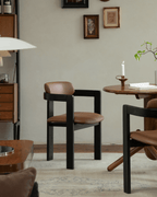 Fauteuil en cuir Pampelune