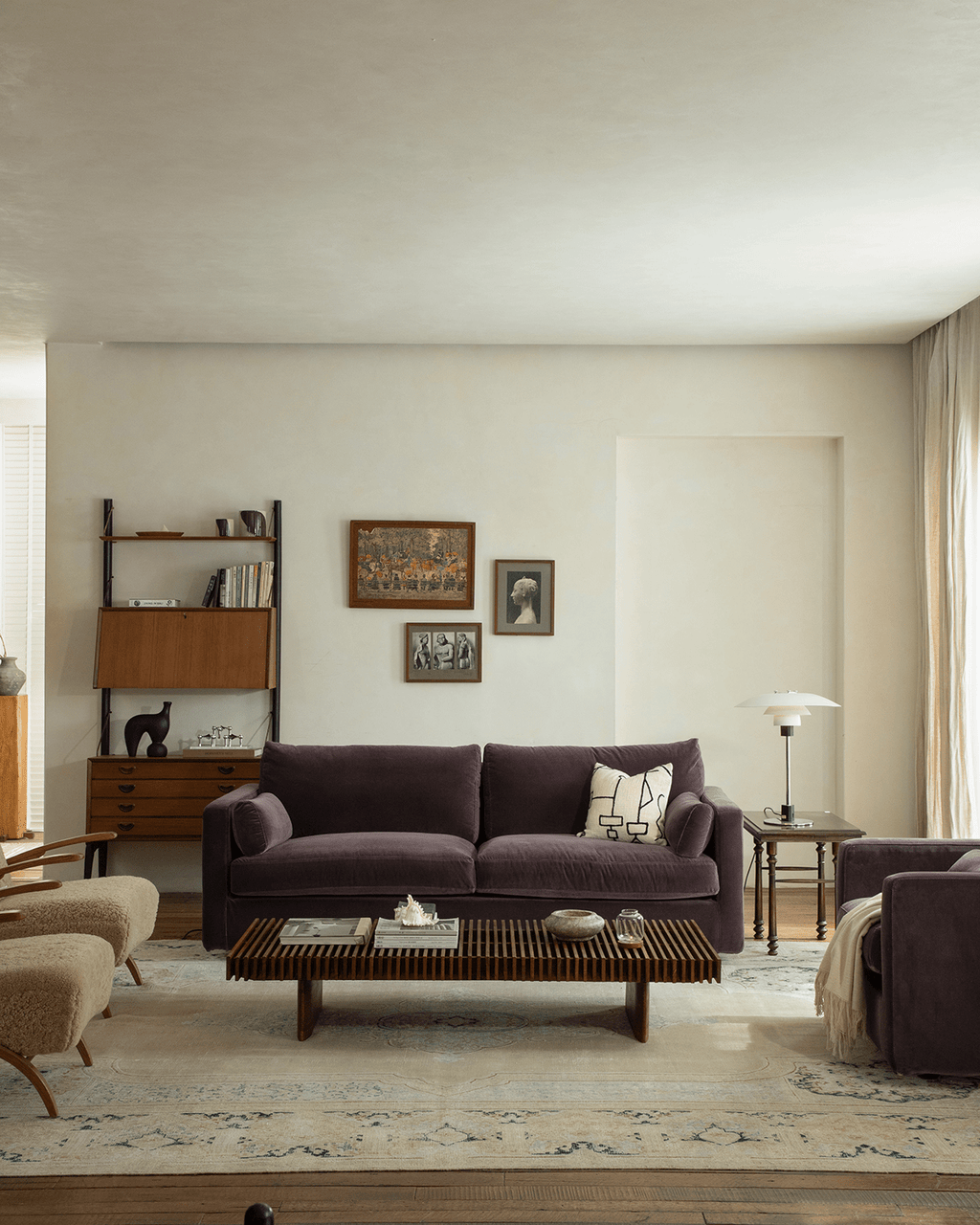 Fauteuil Sofia en velours