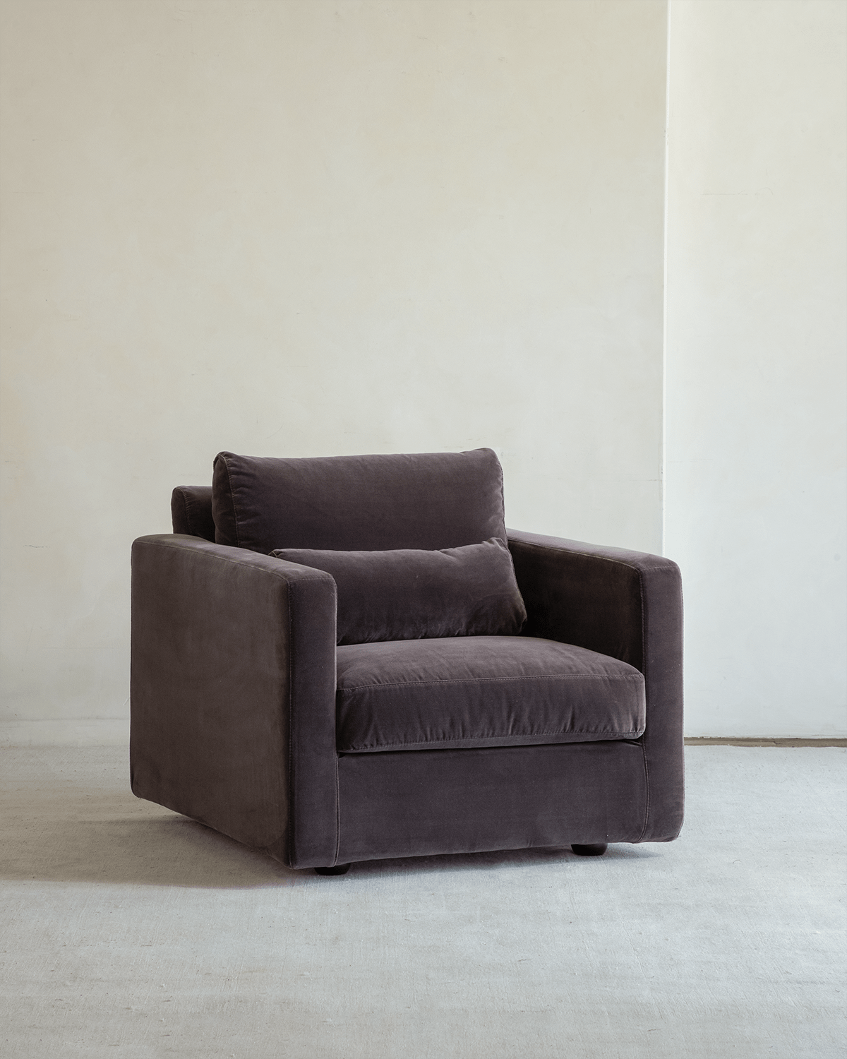 Fauteuil Sofia en velours