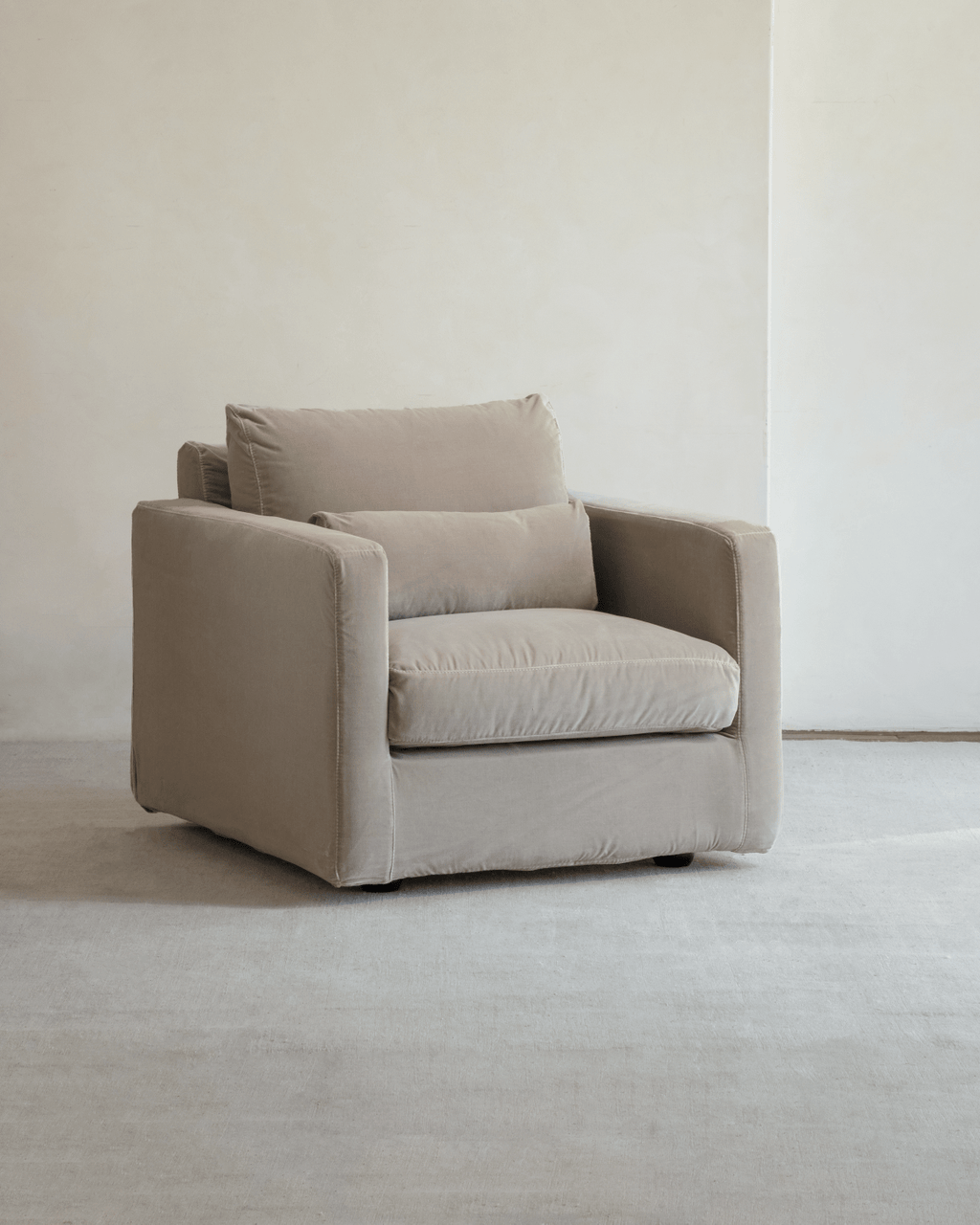 Fauteuil Sofia en velours
