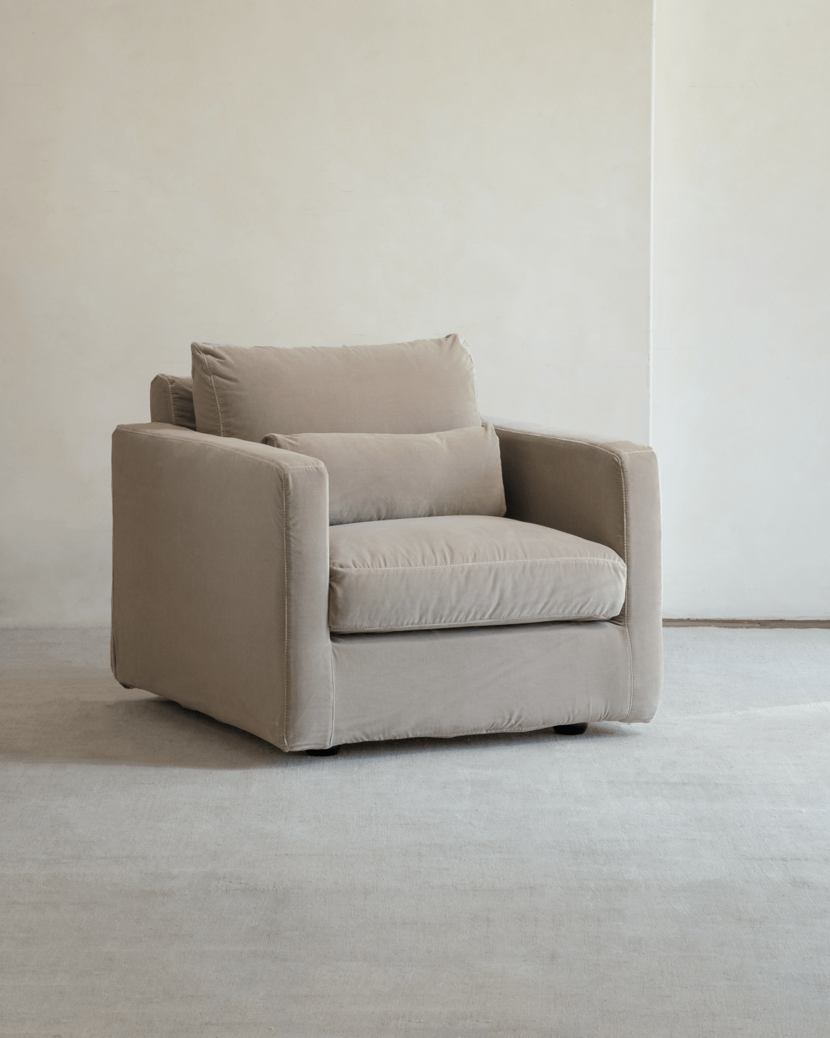 Fauteuil Sofia en velours