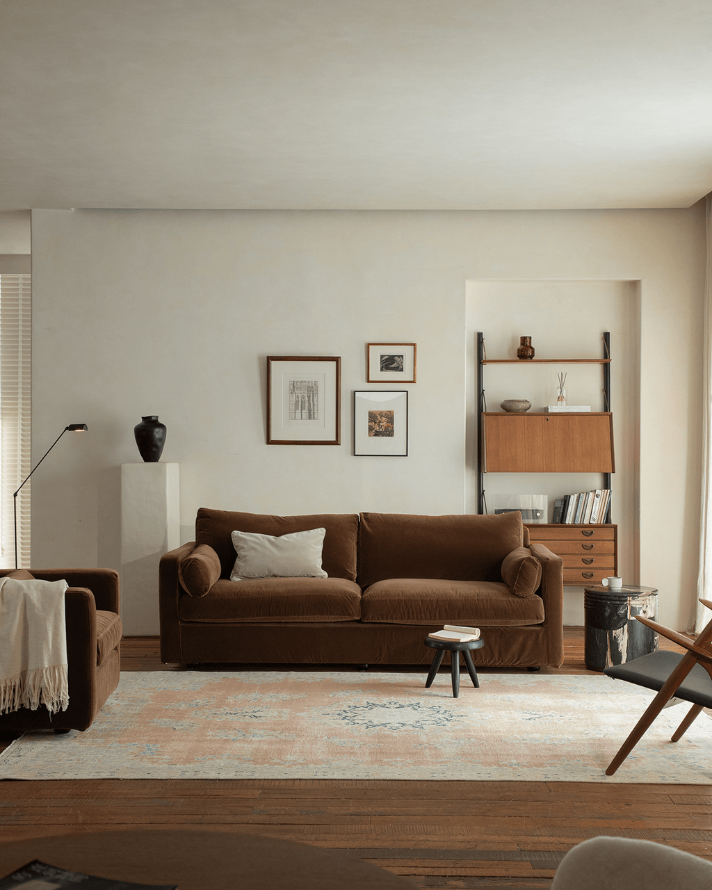 Fauteuil Sofia en velours