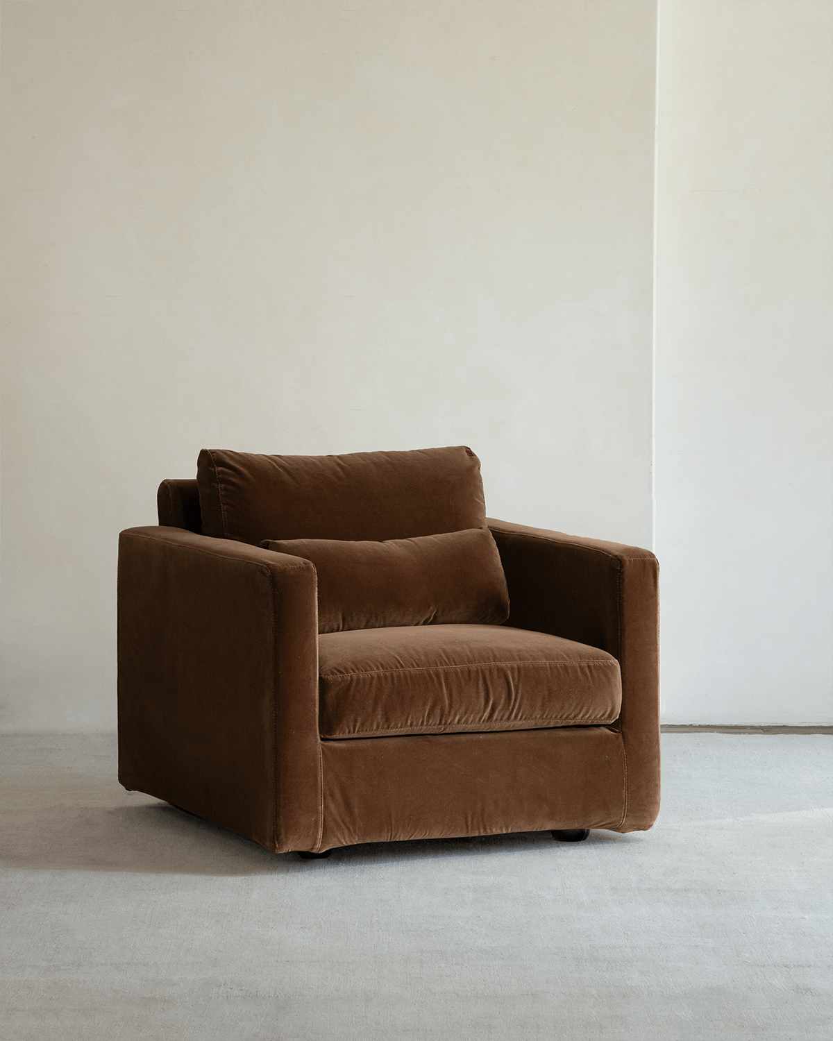 Fauteuil Sofia en velours