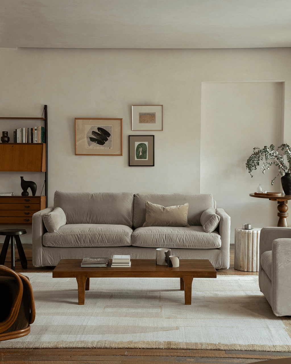 Fauteuil Sofia en velours