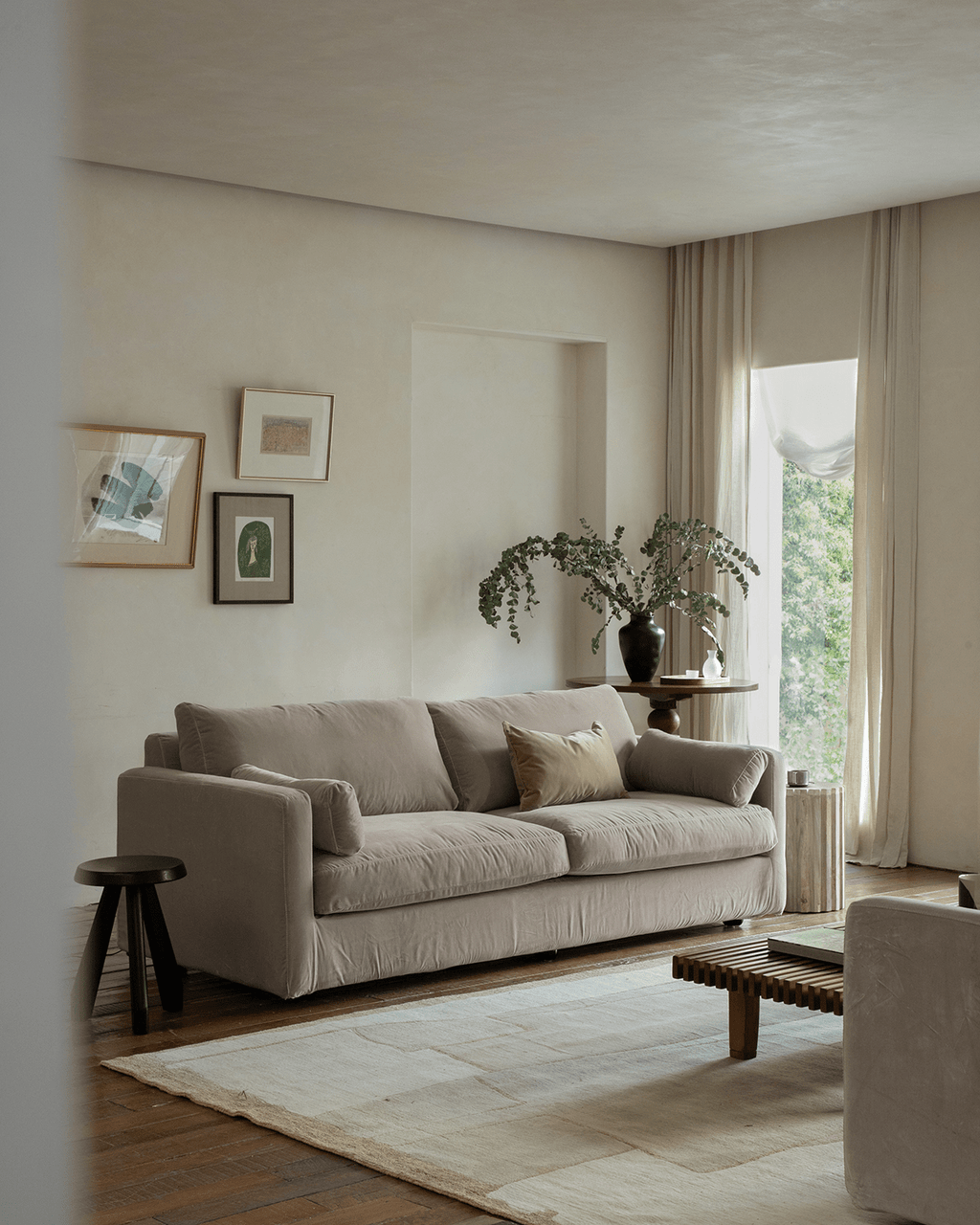 Fauteuil Sofia en velours