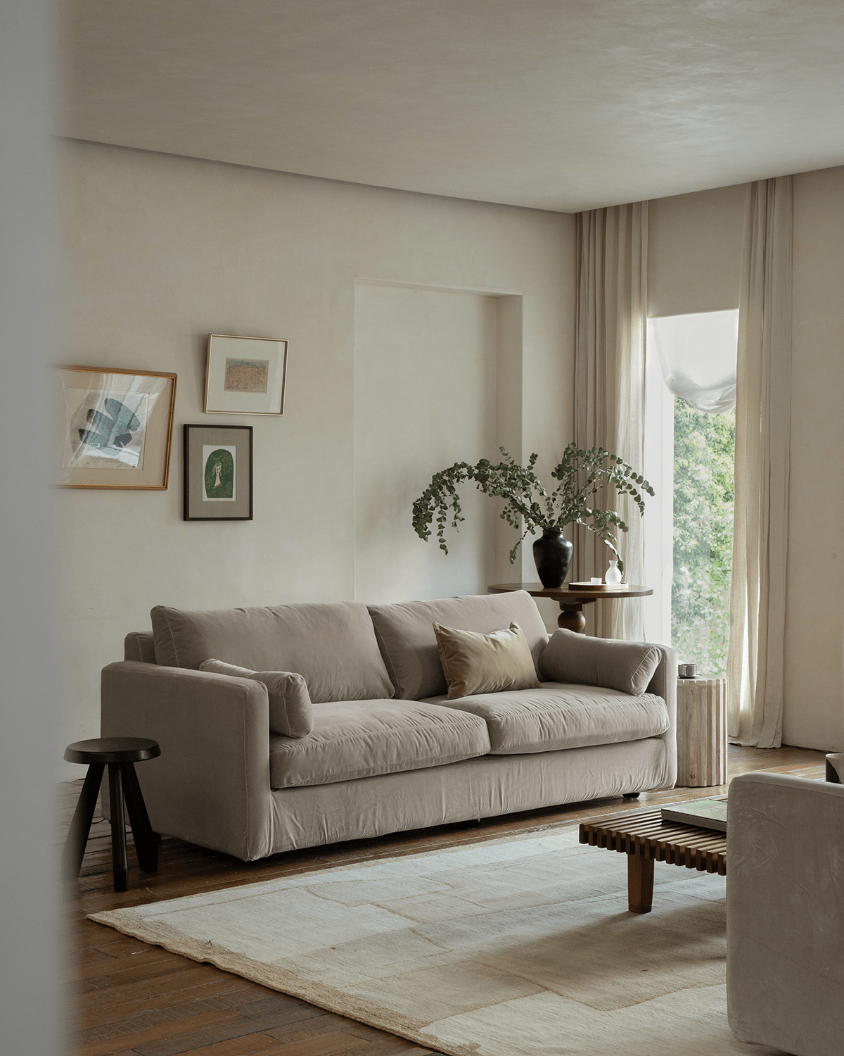 Fauteuil Sofia en velours