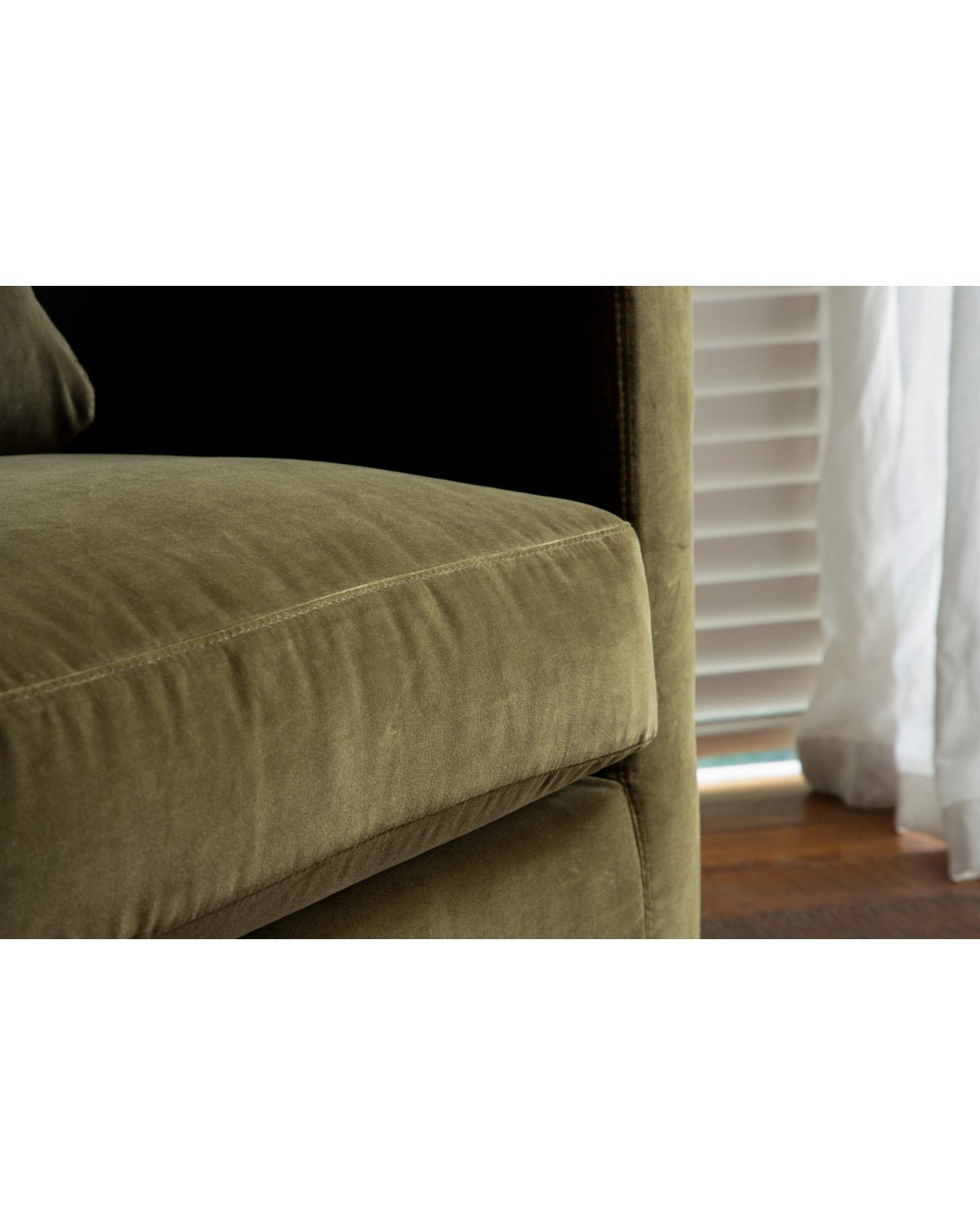 Fauteuil Sofia en velours