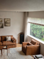 Canapé en cuir à jupe