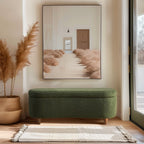 Banc d'appoint de rangement incurvé de style boucle INK IVY Bailey