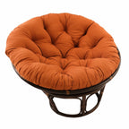 Chaise Papasan Bali en rotin de 42 pouces avec coussin en sergé