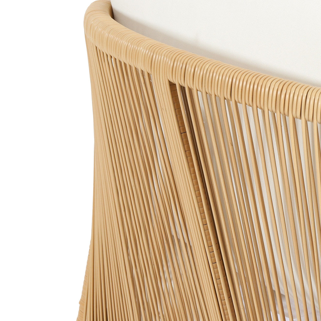 Ensemble de fauteuils club d'extérieur Jabe en bois d'acacia et osier par Christopher Knight Home