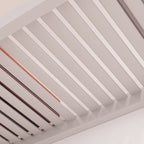 Système de placard en bois massif John Louis Home avec 3 tiroirs blanc