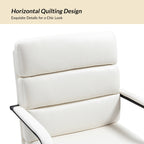 Chaise de travail moderne Joseph en similicuir avec verrouillage de l'inclinaison et inclinaison centrale par HULALA HOME