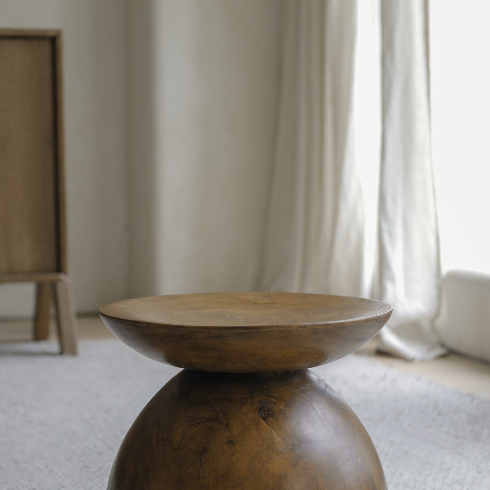 Table en verre de sable